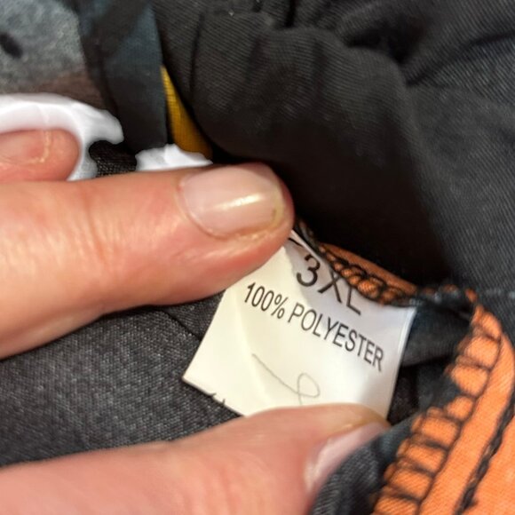 Shein Curve Artsy Long Sleeve Peplum Blouse Plus Size 3XL - Picture 5 of 5